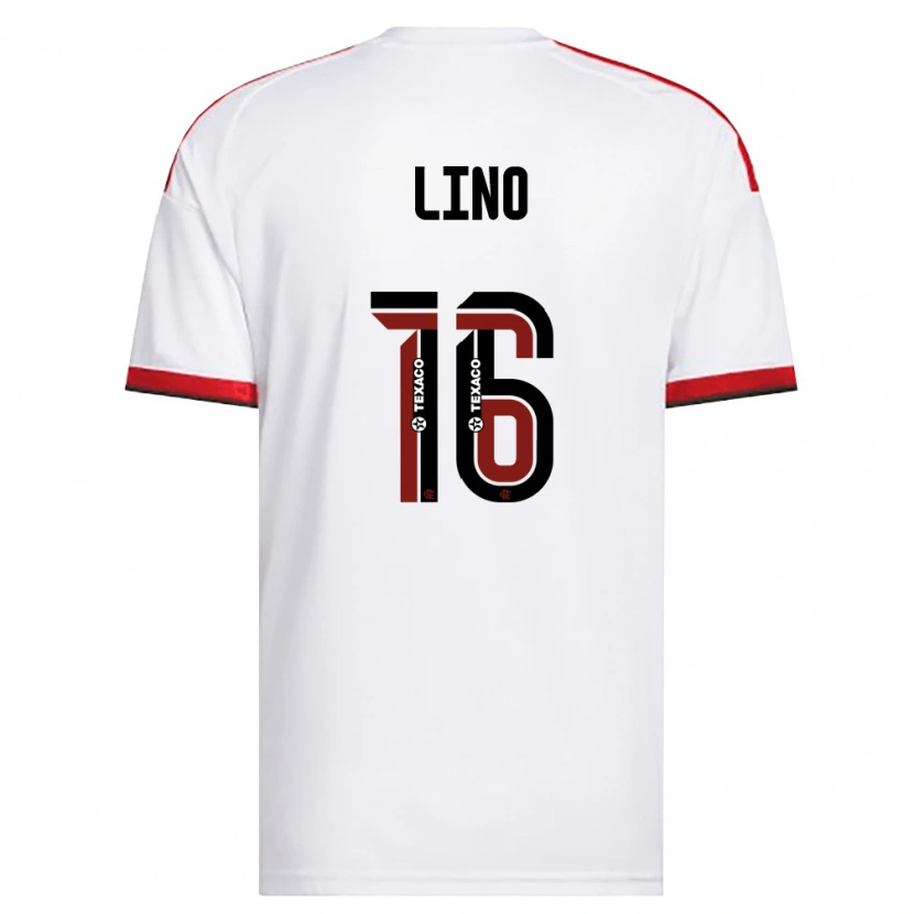 Danxen Kinder Samuel Lino #16 Weiß Rot Schwarz Auswärtstrikot Trikot 2026/27 T-Shirt Schweiz