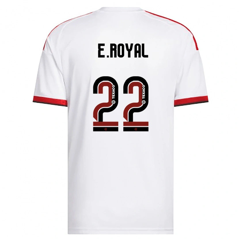 Danxen Kinder Emerson Royal #22 Weiß Rot Schwarz Auswärtstrikot Trikot 2026/27 T-Shirt Schweiz