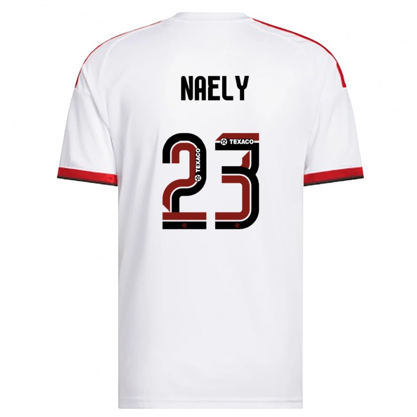 Danxen Kinder Naely #23 Weiß Rot Schwarz Auswärtstrikot Trikot 2026/27 T-Shirt Schweiz