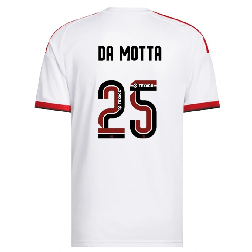 Danxen Kinder Piris Da Motta #25 Weiß Rot Schwarz Auswärtstrikot Trikot 2026/27 T-Shirt Schweiz