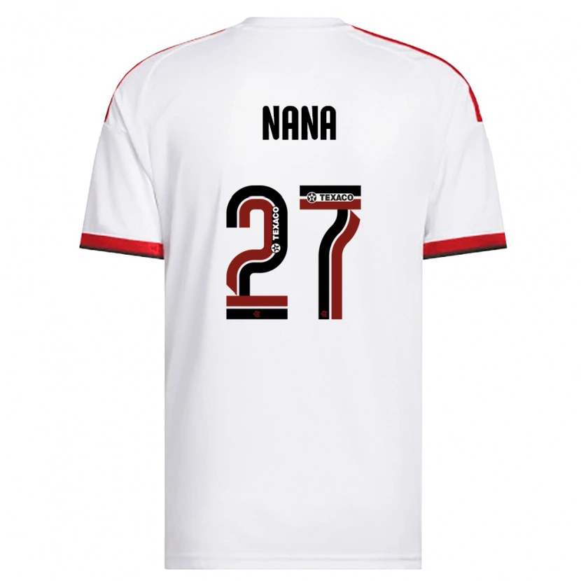 Danxen Kinder Nana #27 Weiß Rot Schwarz Auswärtstrikot Trikot 2026/27 T-Shirt Schweiz