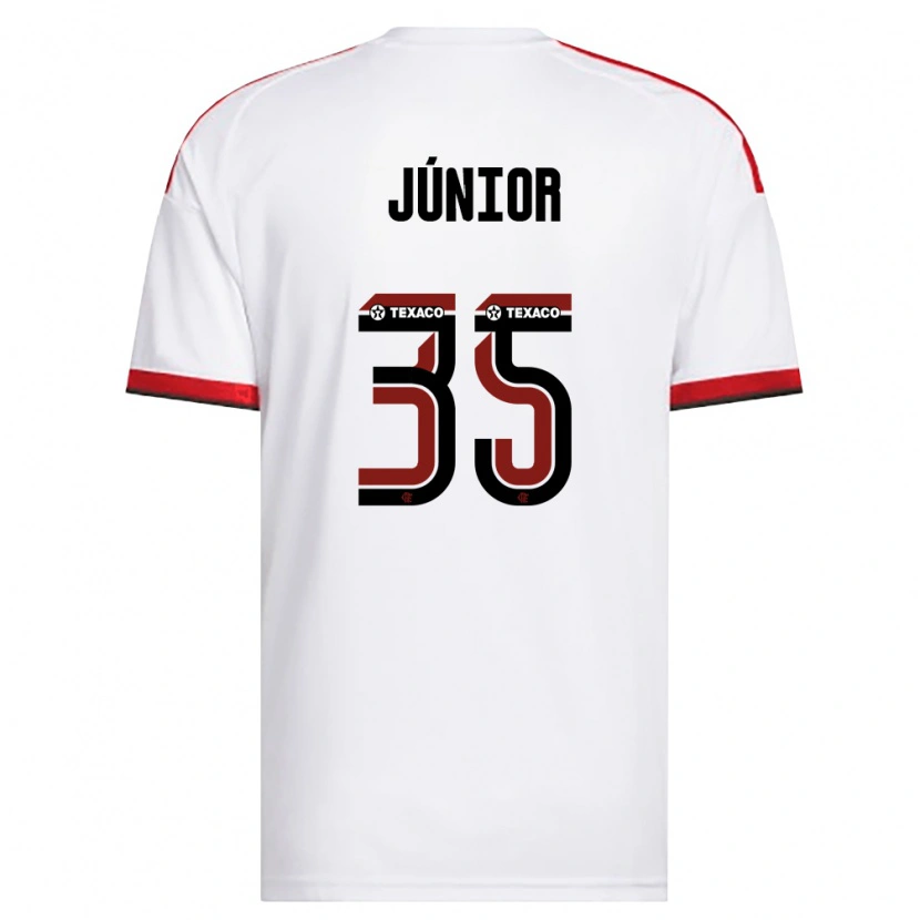 Danxen Kinder Kaylaine Júnior #35 Weiß Rot Schwarz Auswärtstrikot Trikot 2026/27 T-Shirt Schweiz