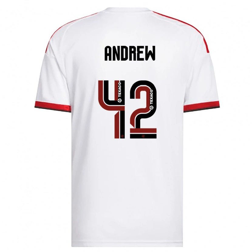 Danxen Kinder Andrew Da Silva Ventura #42 Weiß Rot Schwarz Auswärtstrikot Trikot 2026/27 T-Shirt Schweiz