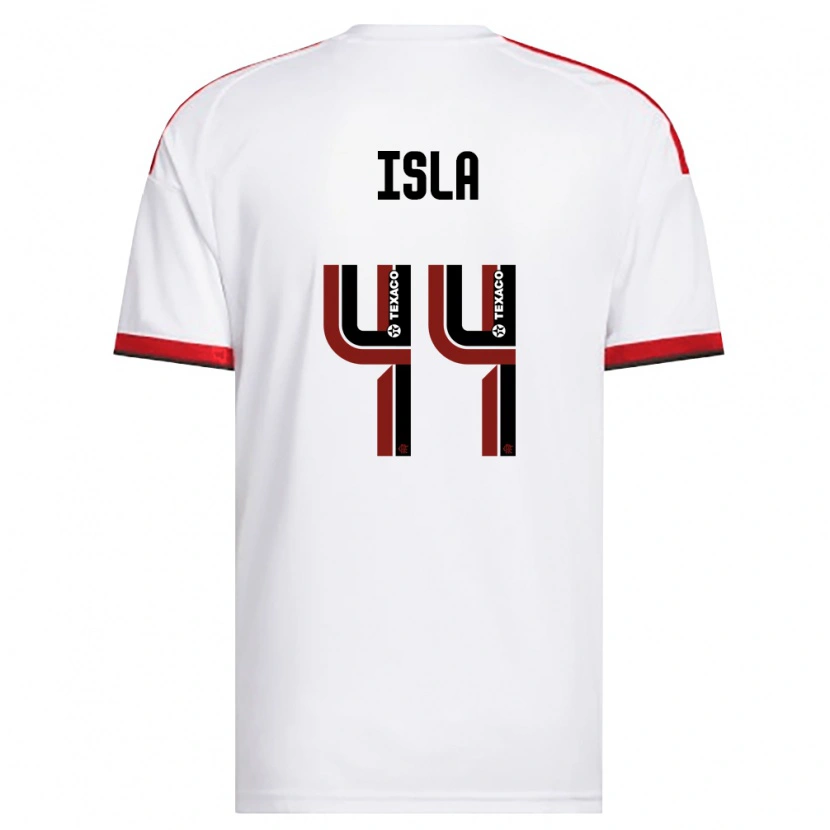 Danxen Kinder Mauricio Isla #44 Weiß Rot Schwarz Auswärtstrikot Trikot 2026/27 T-Shirt Schweiz