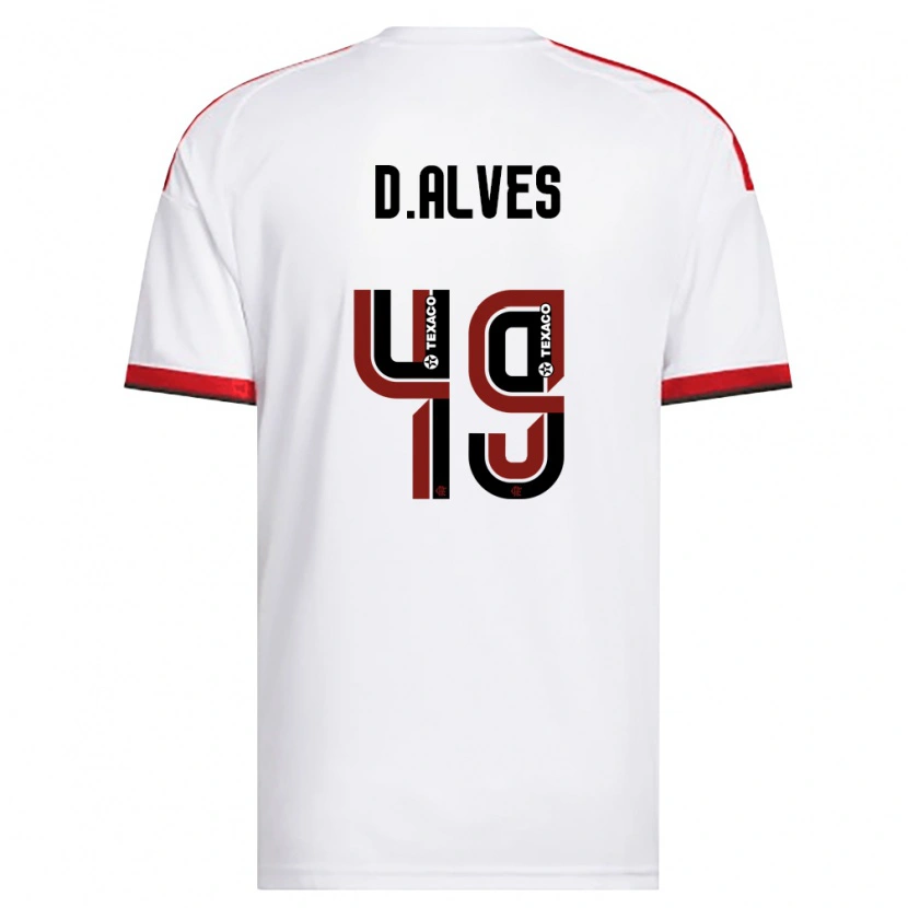 Danxen Kinder Dyogo Alves #49 Weiß Rot Schwarz Auswärtstrikot Trikot 2026/27 T-Shirt Schweiz