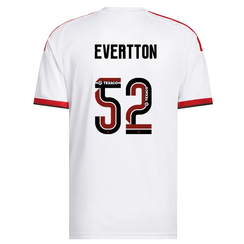 Danxen Kinder Evertton Araújo #52 Weiß Rot Schwarz Auswärtstrikot Trikot 2026/27 T-Shirt Schweiz