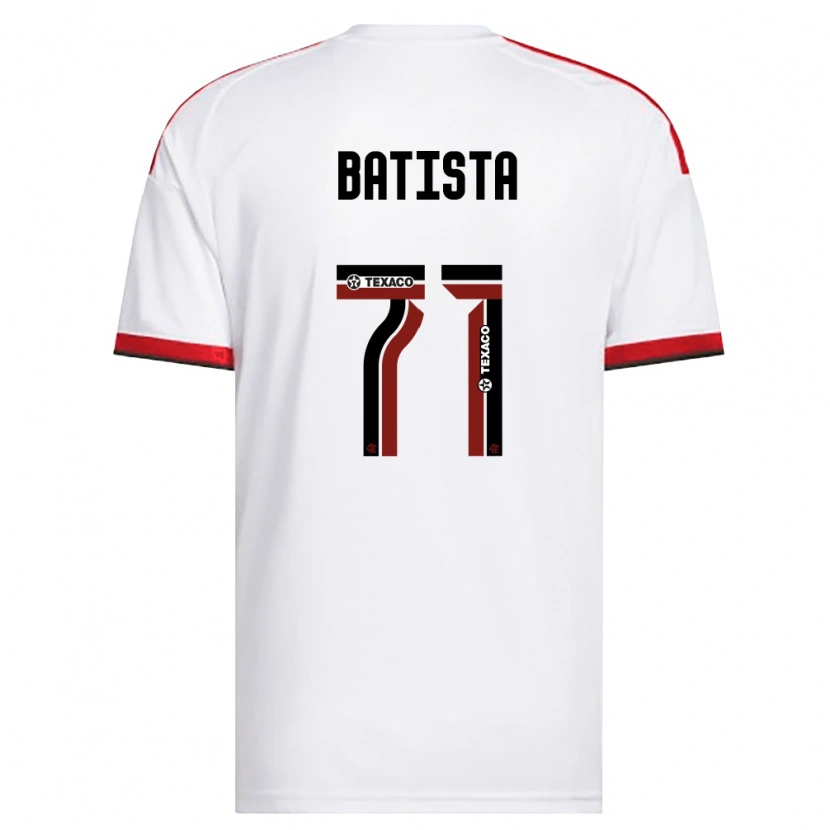 Danxen Kinder Pedro Batista #71 Weiß Rot Schwarz Auswärtstrikot Trikot 2026/27 T-Shirt Schweiz