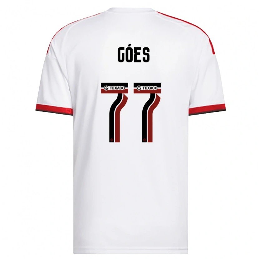 Danxen Kinder Johnny Góes #77 Weiß Rot Schwarz Auswärtstrikot Trikot 2026/27 T-Shirt Schweiz