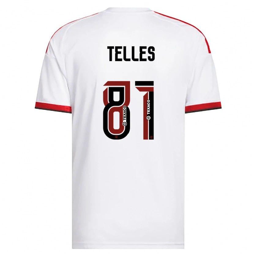 Danxen Kinder Douglas Telles #81 Weiß Rot Schwarz Auswärtstrikot Trikot 2026/27 T-Shirt Schweiz