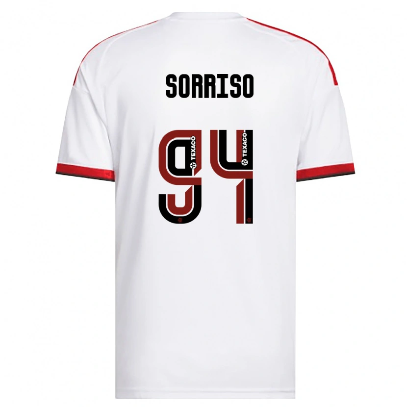 Danxen Kinder Sorriso #94 Weiß Rot Schwarz Auswärtstrikot Trikot 2026/27 T-Shirt Schweiz
