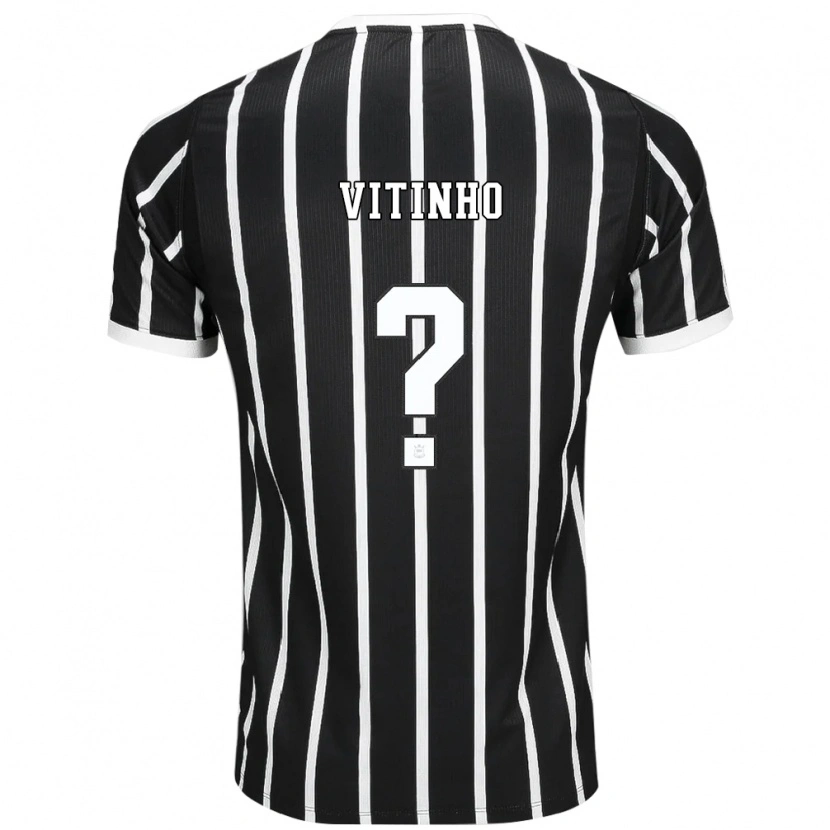 Danxen Kinder Vitinho #0 Schwarz Weiß Rot Auswärtstrikot Trikot 2026/27 T-Shirt Schweiz