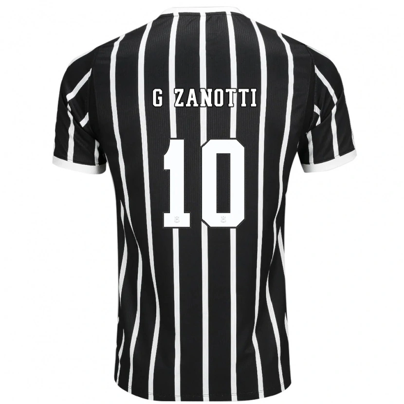 Danxen Kinder Gabi Zanotti #10 Schwarz Weiß Rot Auswärtstrikot Trikot 2026/27 T-Shirt Schweiz
