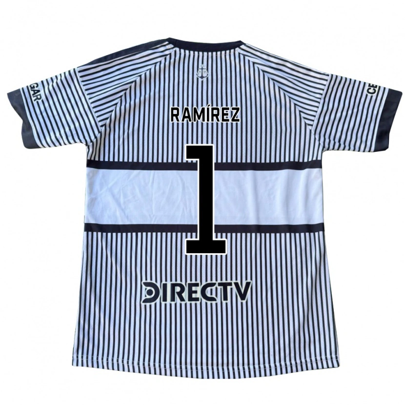 Danxen Kinder Ezequiel Ramírez #1 Weiß Schwarz Gelb Auswärtstrikot Trikot 2026/27 T-Shirt Schweiz