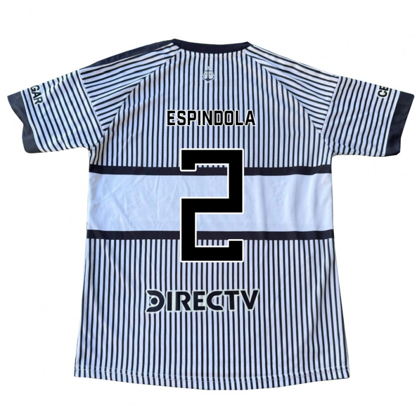 Danxen Kinder Noelia Espindola #2 Weiß Schwarz Gelb Auswärtstrikot Trikot 2026/27 T-Shirt Schweiz