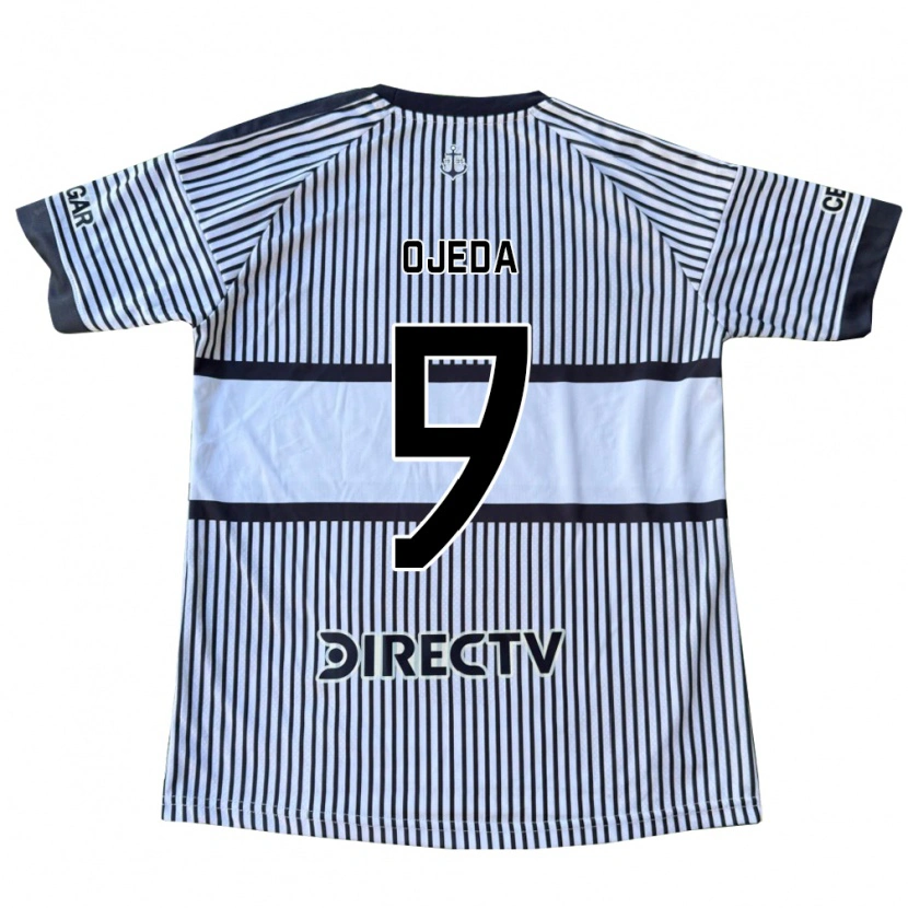 Danxen Kinder Andrea Ojeda #9 Weiß Schwarz Gelb Auswärtstrikot Trikot 2026/27 T-Shirt Schweiz