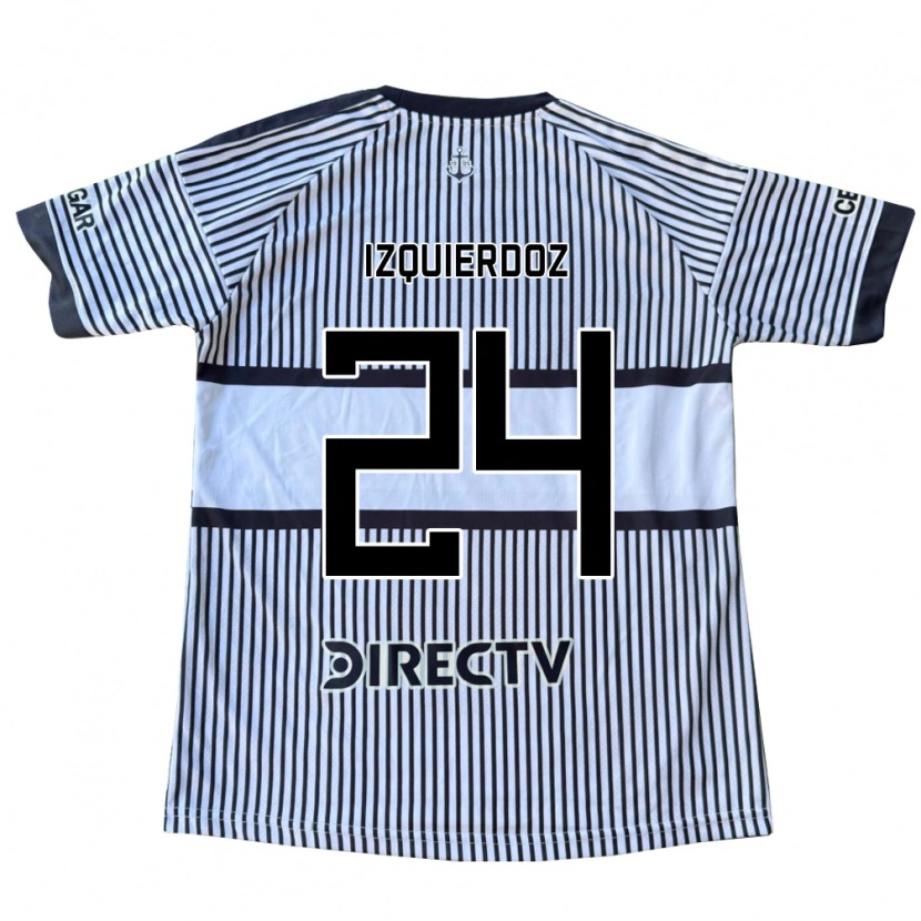 Danxen Kinder Carlos Izquierdoz #24 Weiß Schwarz Gelb Auswärtstrikot Trikot 2026/27 T-Shirt Schweiz