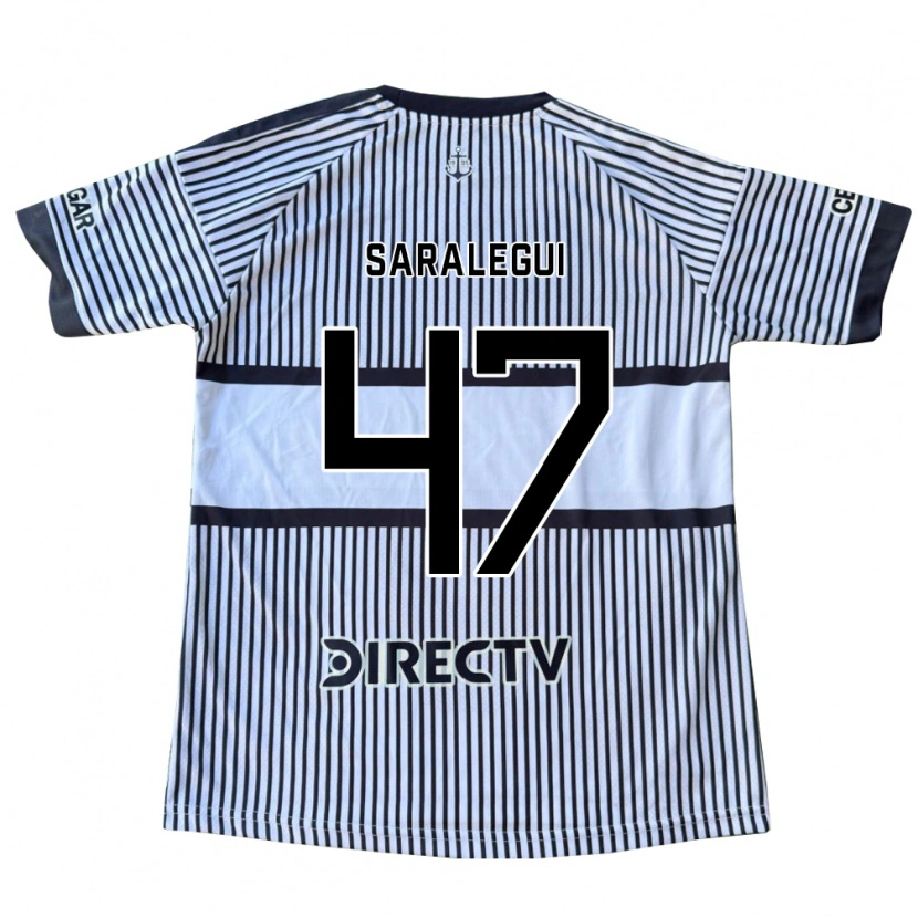 Danxen Kinder Jabes Saralegui #47 Weiß Schwarz Gelb Auswärtstrikot Trikot 2026/27 T-Shirt Schweiz