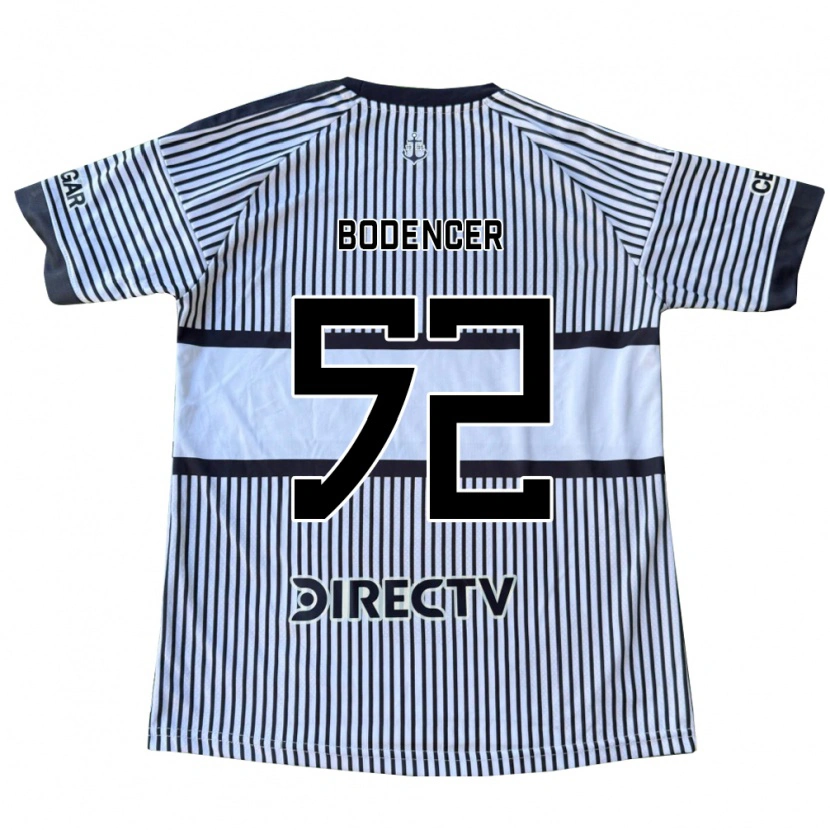 Danxen Kinder Erik Bodencer #52 Weiß Schwarz Gelb Auswärtstrikot Trikot 2026/27 T-Shirt Schweiz