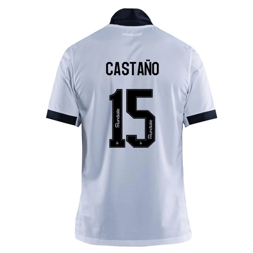 Danxen Kinder Kevin Castaño #15 Schwarz Weiß Auswärtstrikot Trikot 2026/27 T-Shirt Schweiz