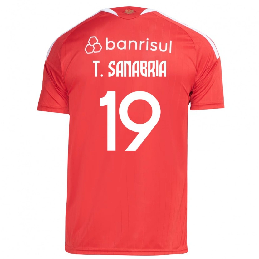 Danxen Kinder Antonio Sanabria #19 Rot Weiß Heimtrikot Trikot 2026/27 T-Shirt Schweiz