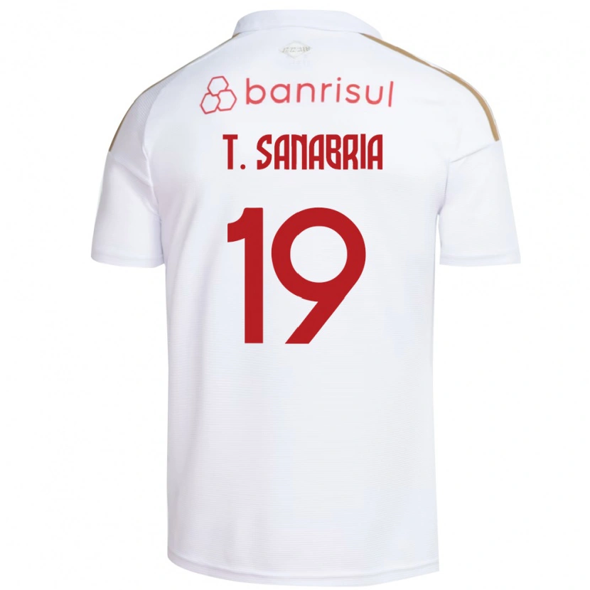 Danxen Kinder Antonio Sanabria #19 Weiß Rot Auswärtstrikot Trikot 2026/27 T-Shirt Schweiz