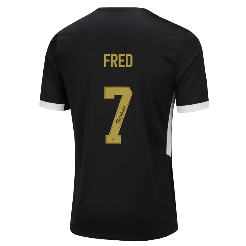 Danxen Kinder Frederico Rodrigues De Paula Santos #7 Schwarz Weiß Gelb Heimtrikot Trikot 2026/27 T-Shirt Schweiz