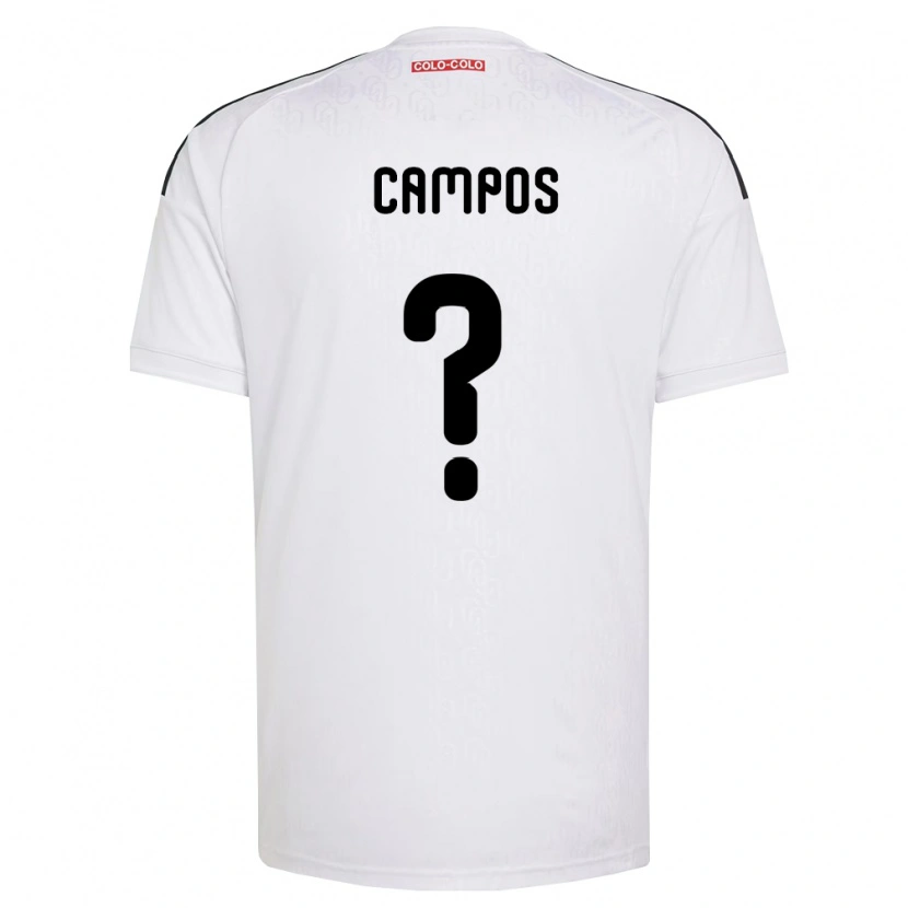 Danxen Herren Víctor Campos #0 Weiß Schwarz Heimtrikot Trikot 2026/27 T-Shirt Schweiz