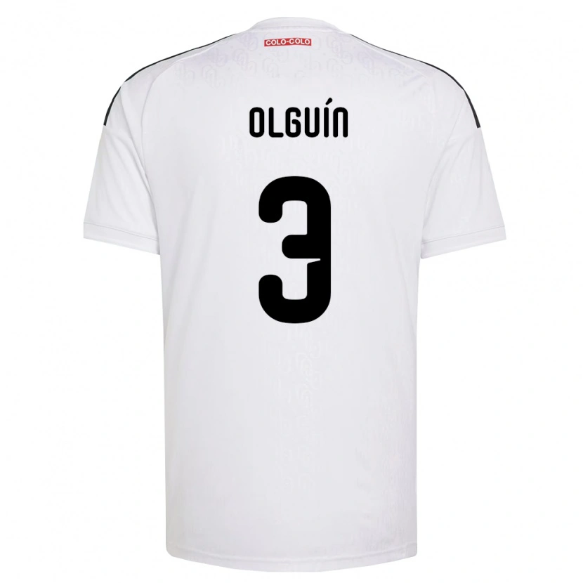 Danxen Herren Alonso Olguín #3 Weiß Schwarz Heimtrikot Trikot 2026/27 T-Shirt Schweiz