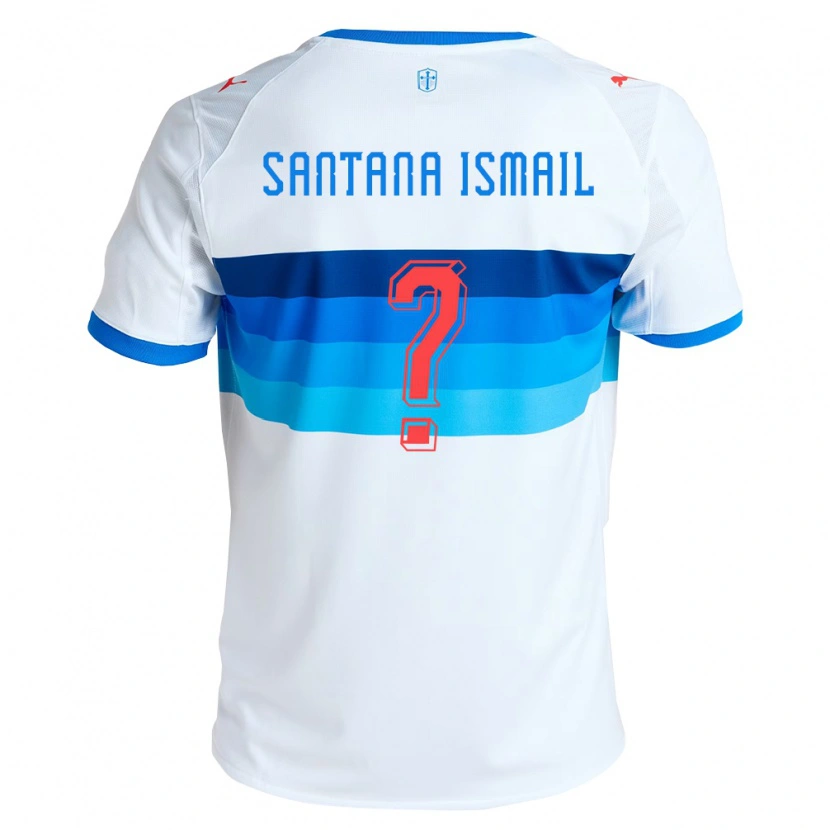 Danxen Herren Benjamin Santana Ismail #0 Weiß Himmelblau Heimtrikot Trikot 2026/27 T-Shirt Schweiz
