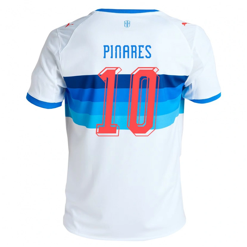 Danxen Herren Cesar Pinares #10 Weiß Himmelblau Heimtrikot Trikot 2026/27 T-Shirt Schweiz