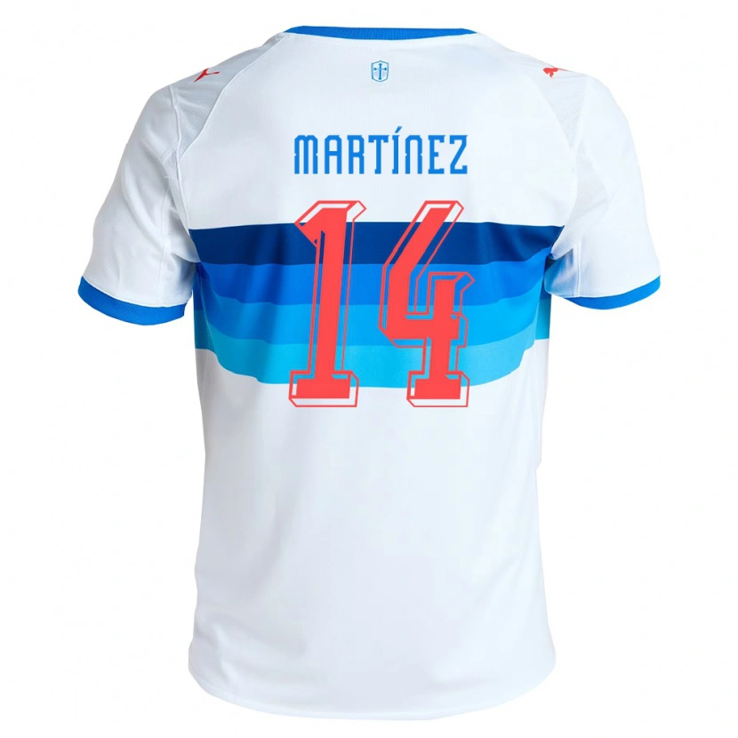 Danxen Herren Jimmy Martínez #14 Weiß Himmelblau Heimtrikot Trikot 2026/27 T-Shirt Schweiz