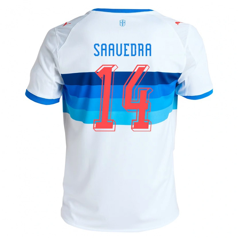 Danxen Herren Danilo Saavedra #14 Weiß Himmelblau Heimtrikot Trikot 2026/27 T-Shirt Schweiz