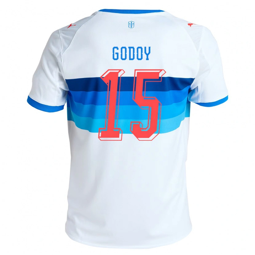 Danxen Herren Martín Godoy #15 Weiß Himmelblau Heimtrikot Trikot 2026/27 T-Shirt Schweiz