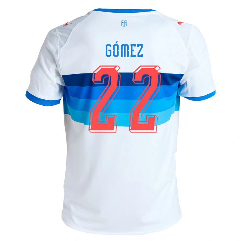 Danxen Herren Martin Gómez #22 Weiß Himmelblau Heimtrikot Trikot 2026/27 T-Shirt Schweiz