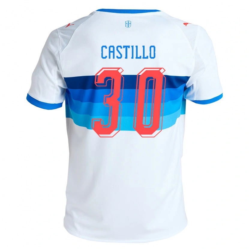 Danxen Herren Nicolas Castillo #30 Weiß Himmelblau Heimtrikot Trikot 2026/27 T-Shirt Schweiz