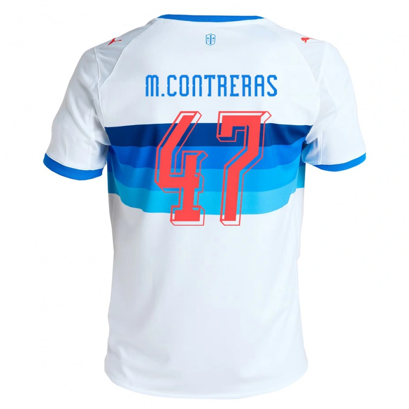 Danxen Herren Mathías Contreras #47 Weiß Himmelblau Heimtrikot Trikot 2026/27 T-Shirt Schweiz