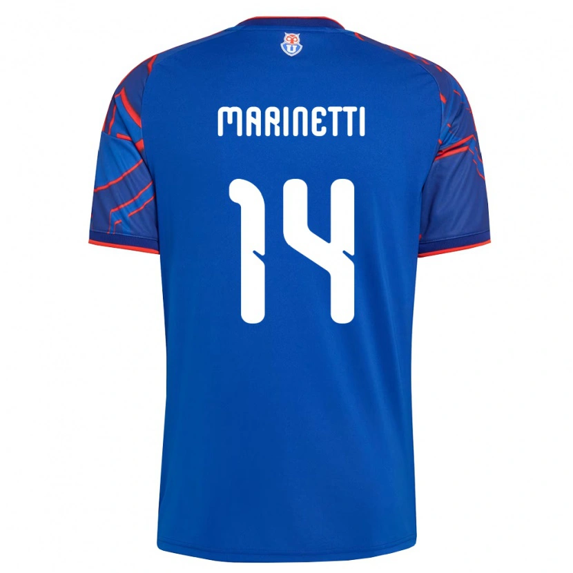Danxen Herren Nicolás Marinetti #14 Königsblau Rot Heimtrikot Trikot 2026/27 T-Shirt Schweiz