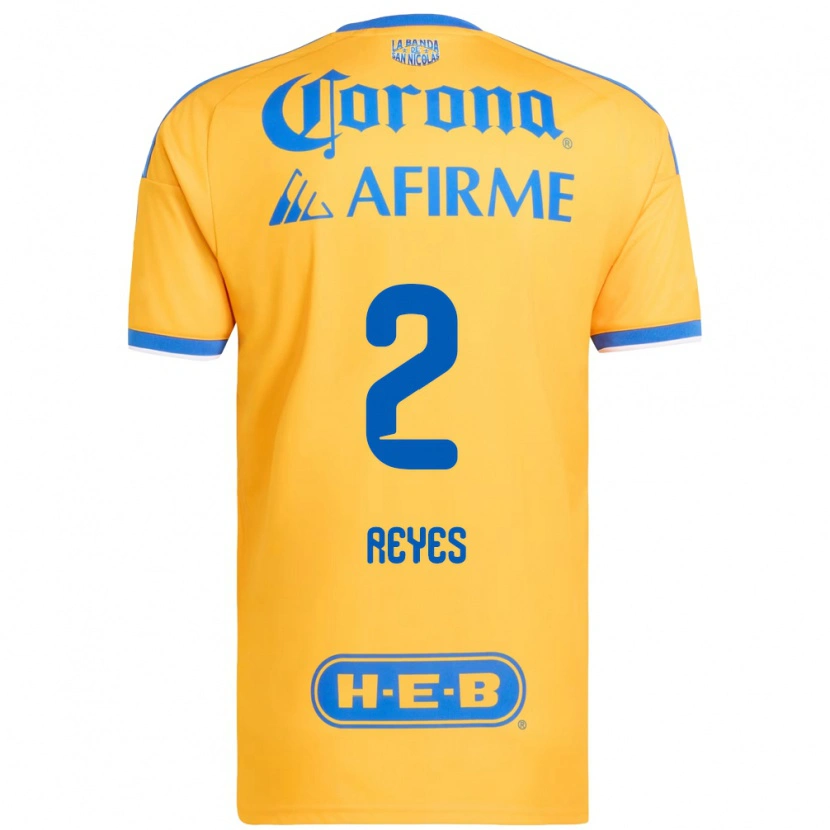 Danxen Herren Francisco Reyes #2 Gelb Blau Heimtrikot Trikot 2026/27 T-Shirt Schweiz