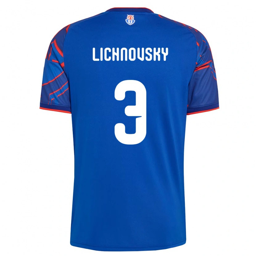 Danxen Herren Igor Lichnovsky #3 Königsblau Rot Heimtrikot Trikot 2026/27 T-Shirt Schweiz