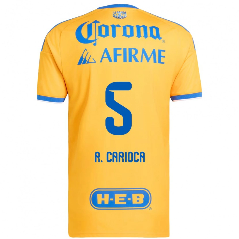 Danxen Herren Rafael Carioca #5 Gelb Blau Heimtrikot Trikot 2026/27 T-Shirt Schweiz