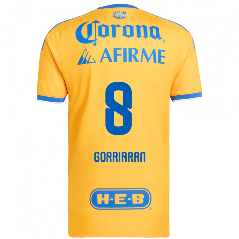 Danxen Herren Fernando Gorriarán #8 Gelb Blau Heimtrikot Trikot 2026/27 T-Shirt Schweiz
