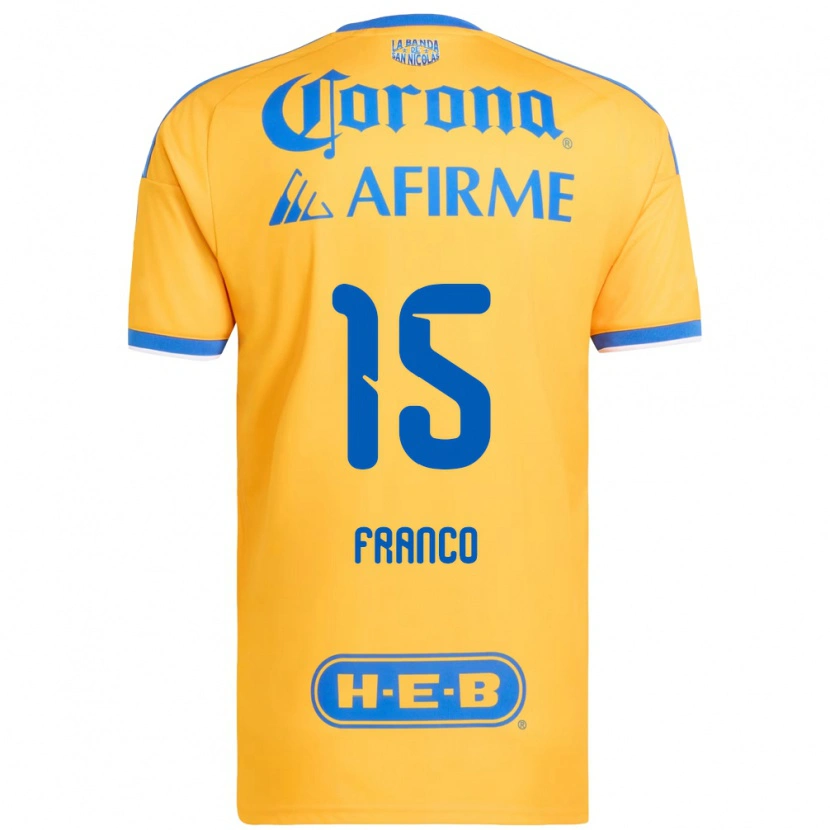 Danxen Herren Alan Franco #15 Gelb Blau Heimtrikot Trikot 2026/27 T-Shirt Schweiz