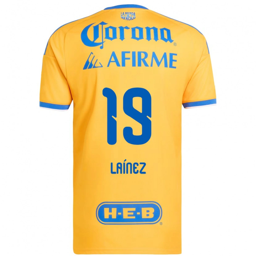 Danxen Herren Mauro Laínez #19 Gelb Blau Heimtrikot Trikot 2026/27 T-Shirt Schweiz
