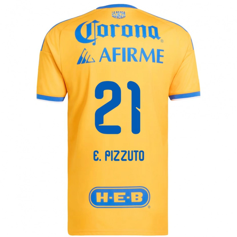 Danxen Herren Eugenio Pizzuto #21 Gelb Blau Heimtrikot Trikot 2026/27 T-Shirt Schweiz