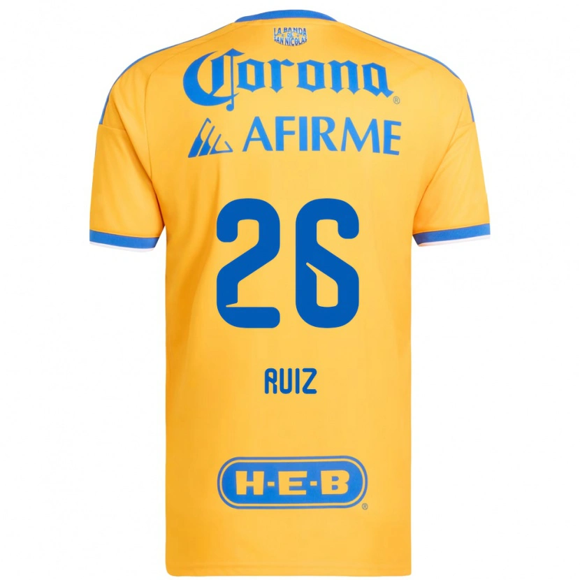 Danxen Herren Michel Ruiz #26 Gelb Blau Heimtrikot Trikot 2026/27 T-Shirt Schweiz