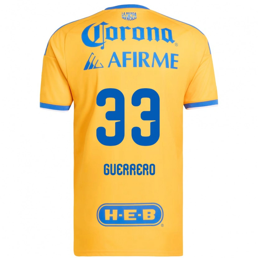 Danxen Herren Rafael Guerrero #33 Gelb Blau Heimtrikot Trikot 2026/27 T-Shirt Schweiz