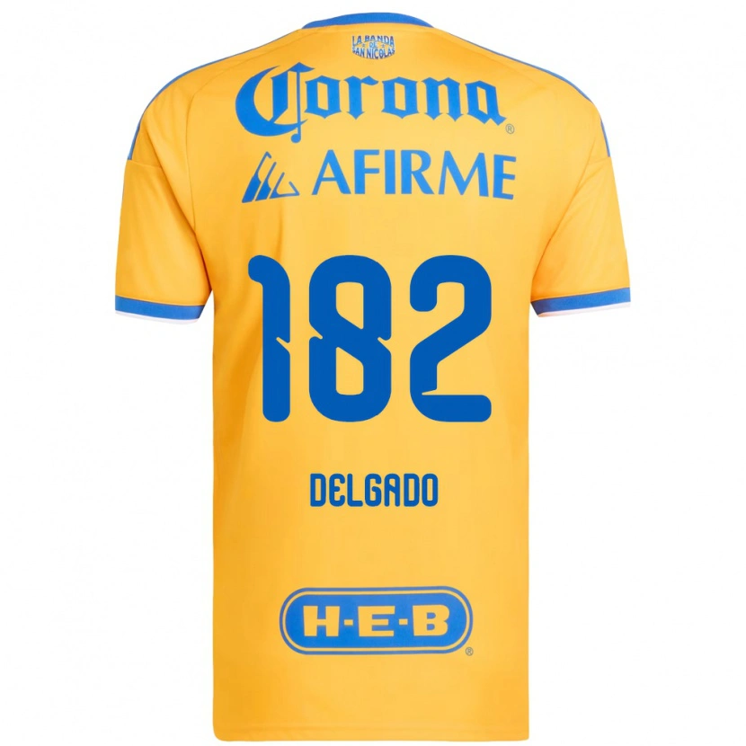 Danxen Herren Arturo Delgado #182 Gelb Blau Heimtrikot Trikot 2026/27 T-Shirt Schweiz