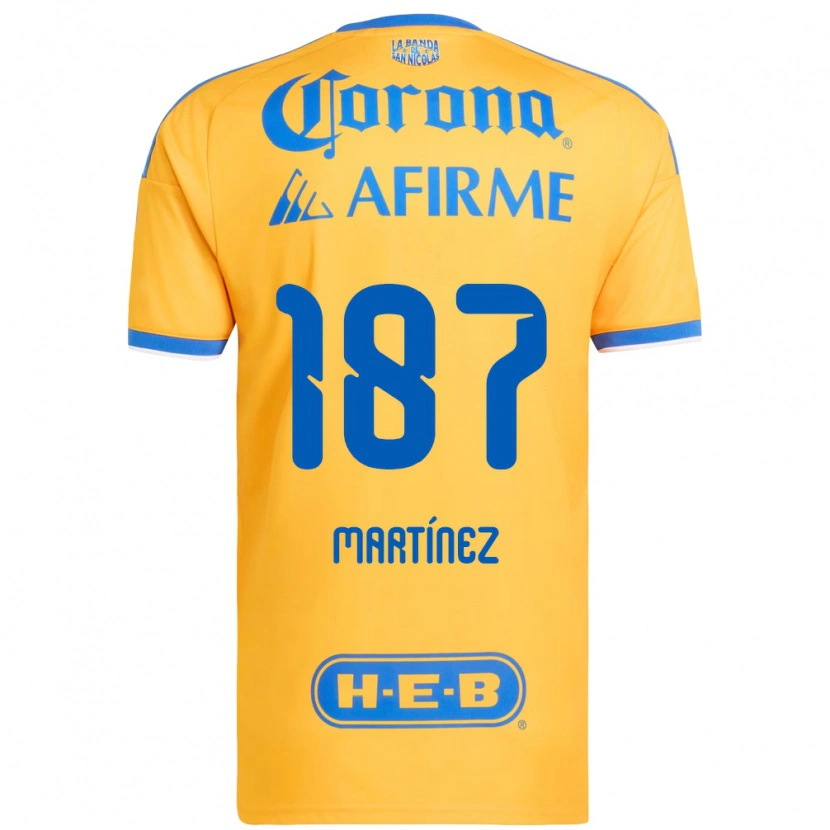 Danxen Herren Emilio Martínez #187 Gelb Blau Heimtrikot Trikot 2026/27 T-Shirt Schweiz