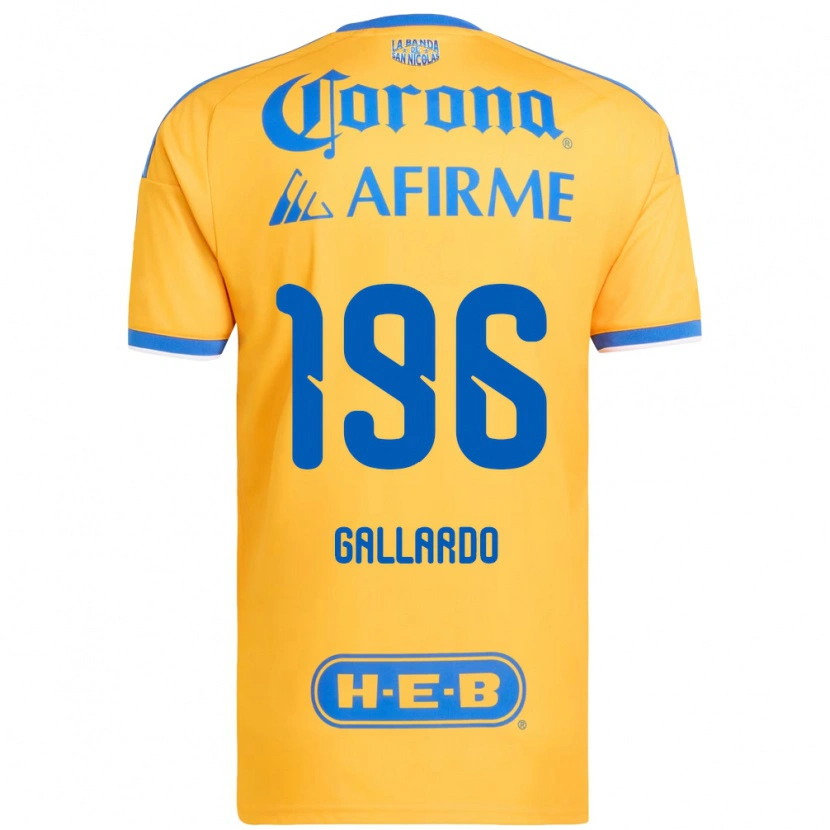 Danxen Herren Gael Gallardo #196 Gelb Blau Heimtrikot Trikot 2026/27 T-Shirt Schweiz