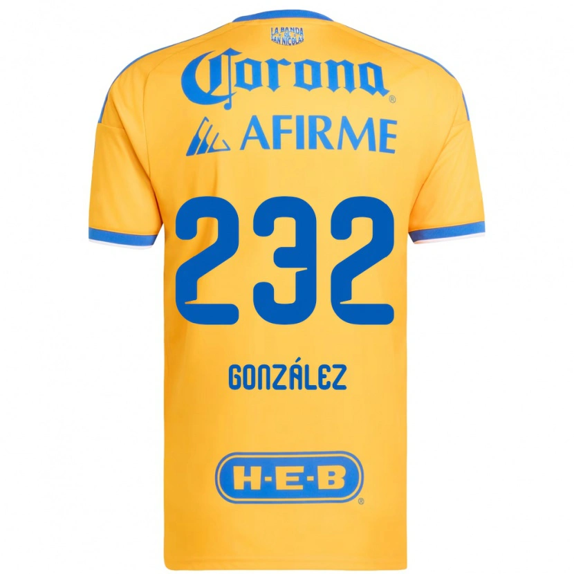 Danxen Herren César González #232 Gelb Blau Heimtrikot Trikot 2026/27 T-Shirt Schweiz